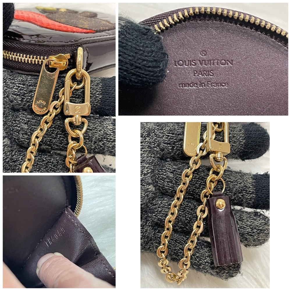 Vernis Animania Ecureuil Squirrel Round Coin Purse/ Bag Charm Amarante - Picture 15 of 16